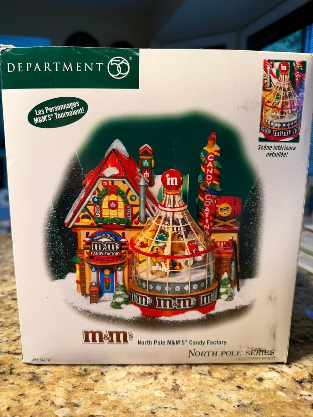 Department 56 M&M North Pole Candy Factory-North Pole Series 2004 NOS!